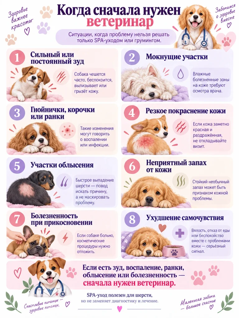 Когда собаке сначала нужен ветеринар